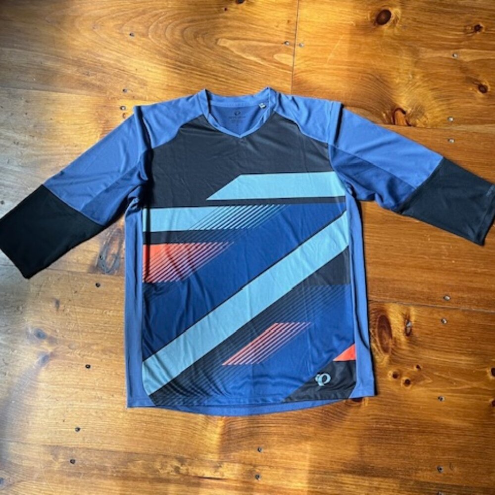 Pearl Izumi Cycling Jersey - Men's Size Large - 3/4 Length Sleeves